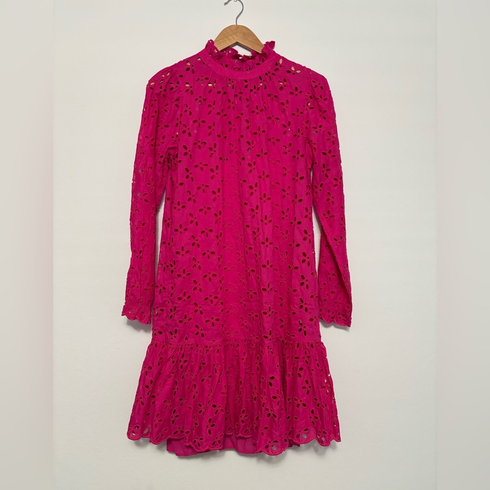 J.crew Ruffleneck Mini Dress Size ST - Picture 5 of 13